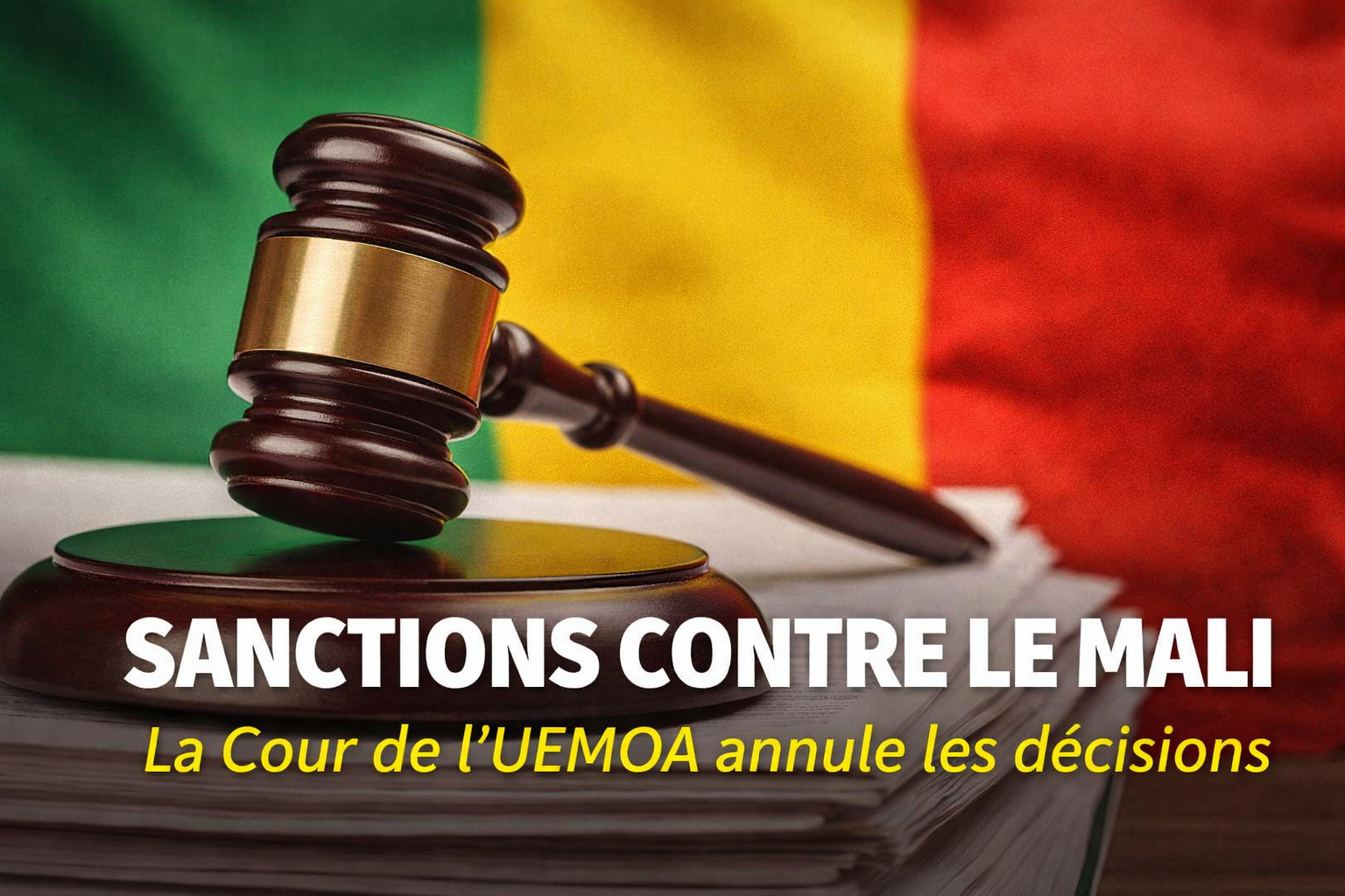 Sanctions contre le Mali : la Cour de l’UEMOA les déclare illégales.