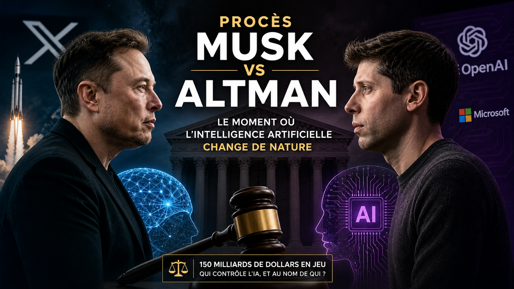 Procès Musk vs Altman : le moment où l’intelligence artificielle change de nature.